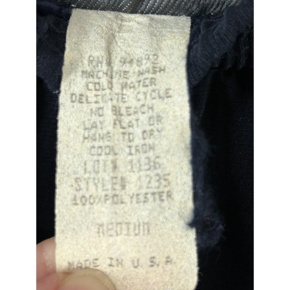 Vintage skirt suit nautical Brenda Goode navy crest patch small - Picture 15 of 15